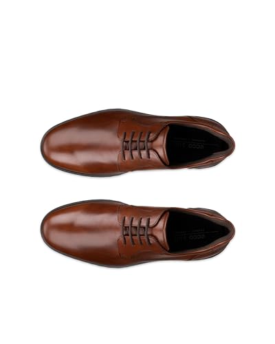 Image of ECCO Men's S Lite Hybrid Plain Toe Tie Oxford, Mink, 10-10.5