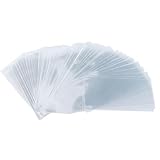 Orivin 100er-Packung Papiergeldhalter Dollarscheinhüllen Klare Geldschutztasche Für Kratzfestes Displaypapier