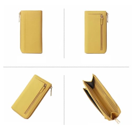 Wallets Handbags Purses for Women Money Clips Genuine Leather Evening Bags Card Cases (Green)3