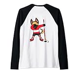 Photo Gallery divertente dabbing german shepherd austria ice hockey fans jersey maglia con maniche raglan Photo Gallery divertente dabbing german shepherd austria ice hockey fans jersey maglia con maniche raglan