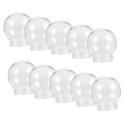 Botellas transparentes LABRIMP recargables para rellenar con líquidos y recuerdos navideños 2