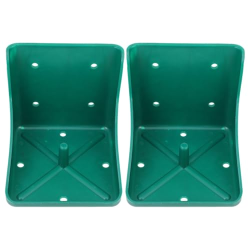 Boîte à lécher en polypropylène Homoyoyo pour bloc de sel bétail lot de 2