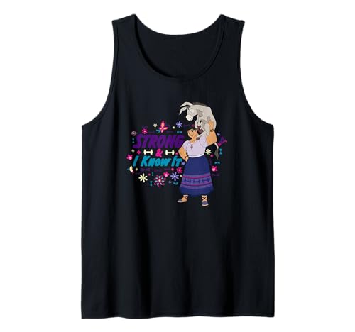 Disney Encanto Luisa camiseta de tirantes cómoda y fresca contra el calor del verano