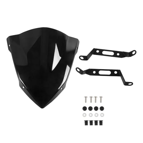 Pare-brise moto MT07 spoiler extension pour longs trajets route
