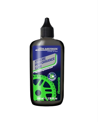Holmenkol Xtreme Performance Lube Fahrrad-Kettenöl 100ml - Schmutz- & staubabweisender Schmierstoff mit Korrosionsschutz, Für alle Fahrräder & Ketten