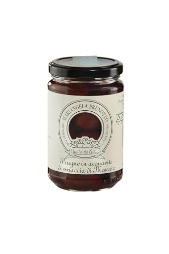 Azienda Agricola Prunotto Mariangela - Prugne in acquavite di vinaccia di Moscato 300 gr