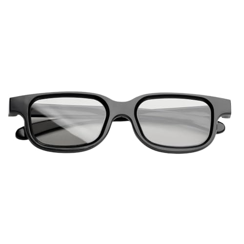 Image of Polarized Passive 3D Glasses for 3D TV and RealD Cinemas | Lightweight Plastic Frame for Comfortable Viewing