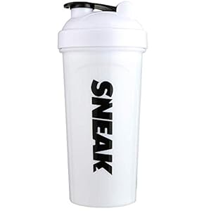 SNEAK | OG Shaker | Gamer Energy Drink Shaker, Easy to Wash, Measurements Down the Side for Easy Mixing, 700ml