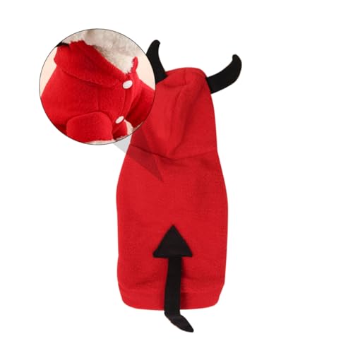 Disfraz Demonio para Perro XL Tela Suave y Cálida miniatura 5