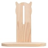 FRCOLOR Base para Rueda de Ejercicio de Hámster Soporte de Madera Resistente y Diseño Silencioso, Accesorio para Jaulas de Hámsters y Otros Roedores Pequeños