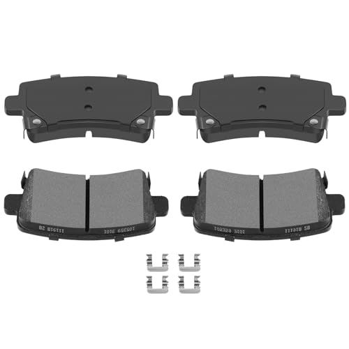 Image of AUTOMUTO 4PCS Rear Semi-Metallic Disc Brake Pads Set D1430 For Buick Allure LaCrosse Regal For Chevrolet Malibu Malibu Limited For Saab 2020 /9 /5