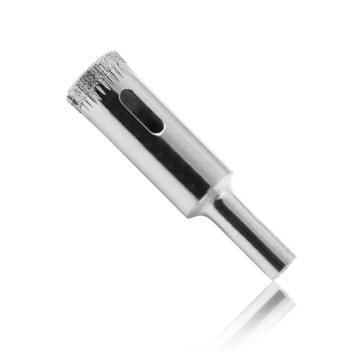 Image of Luomorgo 5 Pcs 13mm /1 /2 inch Diamond Hole Saw Drill Bits | 1.1 inch Cutting Depth, For Glass Ceramic Marble, For Porcelain Tile Granite, For Quartz Gemstone