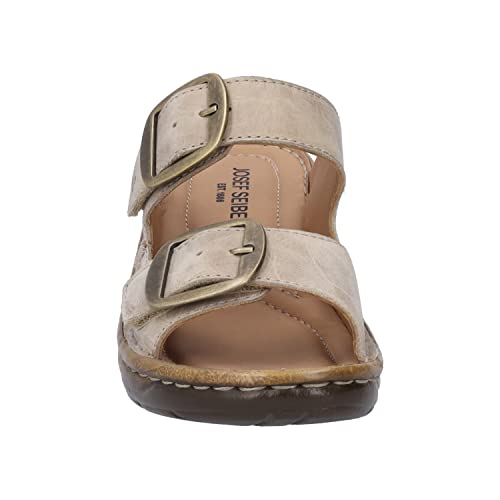Josef Seibel Women's Flatform Sandal, Creme, 8 #TOP3