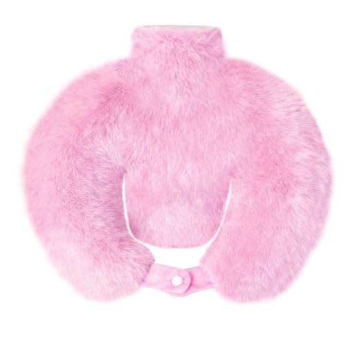 Borsa dell'acqua calda per il collo,Borsa dell'acqua calda a forma di U con copertura morbida,ideale per addome, gambe, spalle e schiena –Regalo per il calore invernale garantisce calore prolungato