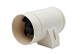 Vinland Marine 12 Volt Bilge Blower Ø3 White Fan Boat Motor, Boat Blower Motor, Marine Blower Fan, Bilge Fan 12v Blower Fan high cfm, Boat Engine blowers, 12v Inline Fan, Bilge air Blower Fans Boats