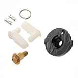 EasyByMall Seilzugstarter Klauen-Kit für Handseilwinde Reparatur - Reibplatte, 2 Klauen, 2 Federn, Federring & Schraube - Kunststoffkonstruktion