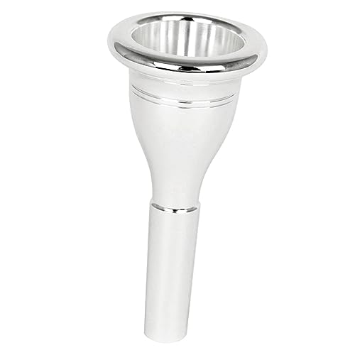 Toddmomy Replacement Mouthpiece 13.3mm Professional Trumpet Silver Plated Design