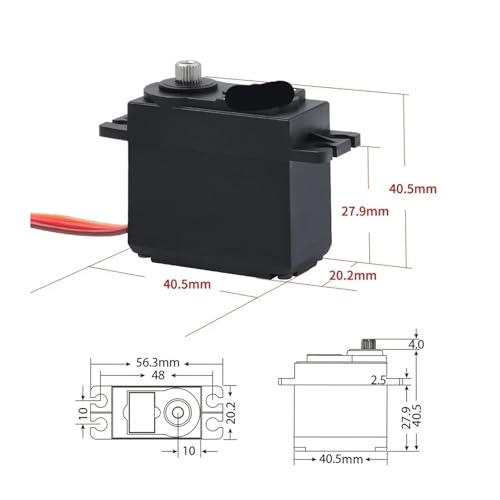 Servomoteur numérique 5508MG 8KG : lot de 4 servos coreless indispensables