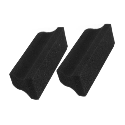 Brosses éponge noires de coiffage pour barbe et cheveux courts hommes