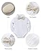 YUEMION Baby Boy Clothes Wedding Outfit Infant Tuxedo Gentleman Suits Dress Shirt+ Beret Hat +Suspender Pants +Bowtie (Beige, 0-3 Months)