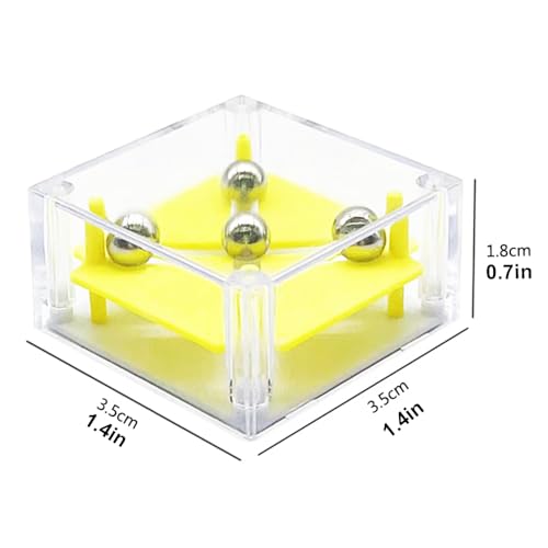 Fnqiank ZS-0328MIG 24 Pcs Balance Iq Maze Game,Mini Maze Cube Puzzle Box 3D Brain Maze Toy Puzzles Party Favor Games thumb #3