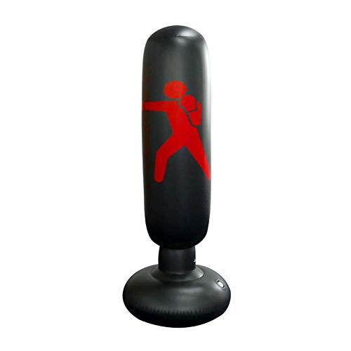 Inflatable Kids Punching Bag 63inch Free Standing Punching Bag with Stand for Kids/Adults Inflatable Standing Boxing Punching Bag