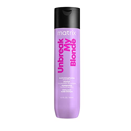 Matrix Unbreak My Blonde Strengthening Shampoo | Repairs And Adds Softness And Shine | For Damaged, Lightened And Over Processed Hair | Sulfate-Free | Packaging May Vary | 10.1 Fl. Oz. #TOP19