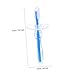 NOLITOY Silicone Baby Toothbrush 1-Pack Infant Oral Massager Soft Blue Training Brush for Babies for Teething and Oral Care