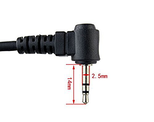 2.5Mm Jack Plug Handheld Shoulder Speaker Mic Microphone Ptt Compatible With Motorola Radio T100 T107 T100Tp T200Tp T260 T260Tp T280 T460 T465 T600 T605 T5428 T6200 Two Way Radio #TOP4
