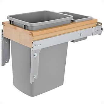 Amazon.com: Rev-A-Shelf 35 Qt Top Mount Single Pullout Under Cabinet ...