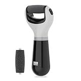 Groom Essentials Mens Callus Remover for Feet | Battery-Operated Electric Foot Callus Remover, Foot File | Pedicure Tools for Feet – 2 Spinning Pumice Heads for Cracked Skin | Pumice Stone for Feet