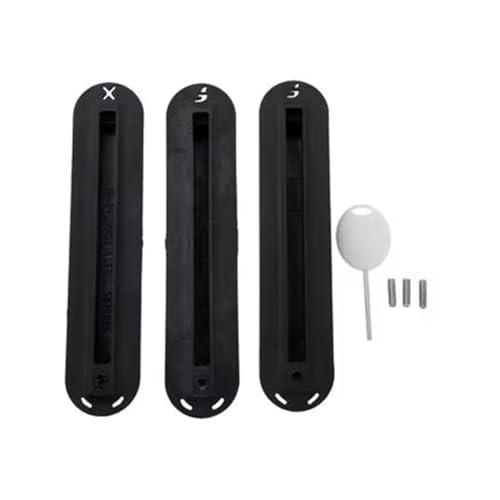 mioosho 3Pcs Surfing Fin Box Set for Enhanced Flexibility and Control, Center Tail Surfing Fin Plug Box Surfboard Accessory