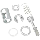 ZNB 1U0837167 1U0837168C Door Lock Cylinder Repair Kit Compatible with VW Golf MK4 Bora 1997-2006 Front