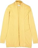 mango strickjacke garnet gerade geschnitten Mango Strickjacke ALMA, Uni(Mostaza), Gr. XL