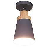 △△△ Compatible avec diverses ampoules E26/27 : installation câblée/tension de fonctionnement : 110 V ~ 240 V, le plafonnier encastré avec norme américaine compatible avec l'ampoule à culot moyen E26 (ampoule non incluse), les ampoules E26 sont recommandées, telles que les ampoules à incandescence. , ampoules LED, CFL et halogènes (la puissance maximale de l'ampoule est de 60 W).