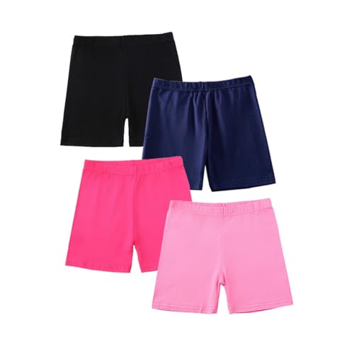 Short cycliste fille lot de 4 cuissards coton sport danse ecole