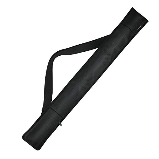Cosmos Billiard Pool Cue Stick Carrying Case Bag Snooker Cue Stick Storage Pouch Holder, Holds 1 Complete 2-Piece Cue (1 Butt / 1 Shaft) (Black Color)