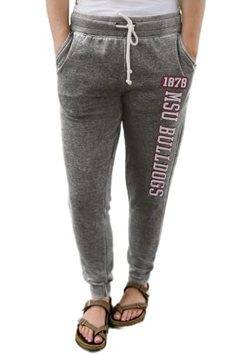 Mississippi State Bulldogs NCAA Officially Licensed Women's Jogger Sweatpants Burnout, X-Large