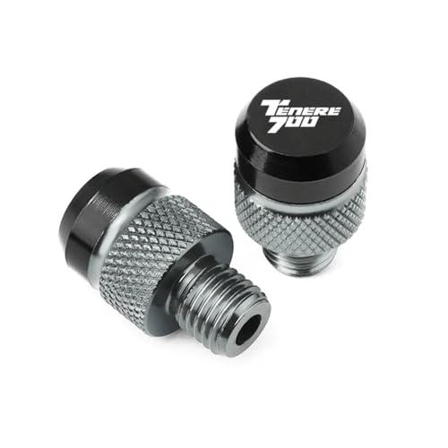 Tornillo espejo Tenere 700 acabado titanio mecanizado de alta resistencia XTZ 700 T7