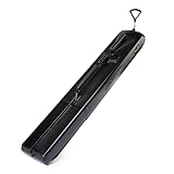Sportube Series 2 Lightweight Travel Case for Skiing, Spearfishing, and Fishing Equipment Gear with Handle, Wheels, Straps, and Bands, Black