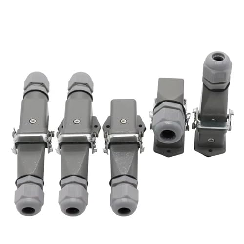 Conector rectangular HDC-HA de 4 a 8 pines para enchufe industrial de 250V 3