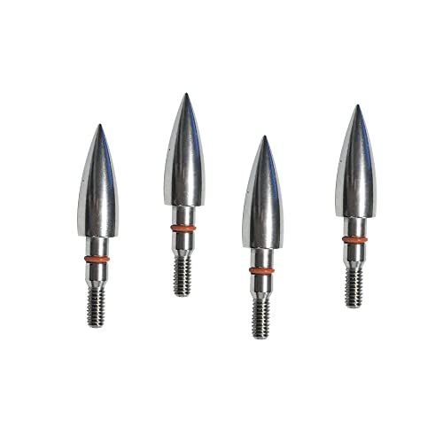 Image of 100 /125 /150 /200 /300 Grains Archery Field Points Practice Field Tips, Archery Target Practice Hunting Arrow Tip for Recurve, Compound Bow Crossbow, Stainless Steel Screw in Broadheads