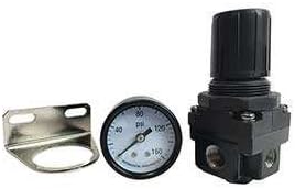Interstate Pneumatics WR1130G 1/4 Inch Regulator With Gauge