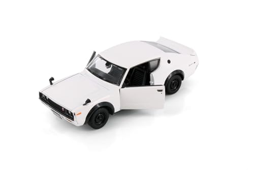 Modelo a escala 1:24 Skyline 2000 GT-R KPGC110 blanco miniatura 1