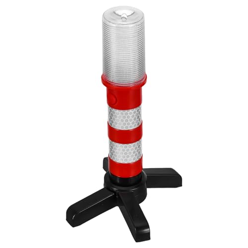 PAMINGONO Barra de Luz LED de Advertencia Roja con Base Magnética Fuerte, Luz Estroboscópica Portátil para Coche y Carretera, con Estuche de Almacenamiento y Modos Intermitentes de Seguridad