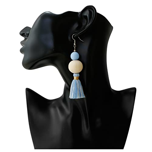 Boho Earrings for Women Dangling Lightweight Cute Earrings Handmade Tassel Dangle Earrings for Girls2