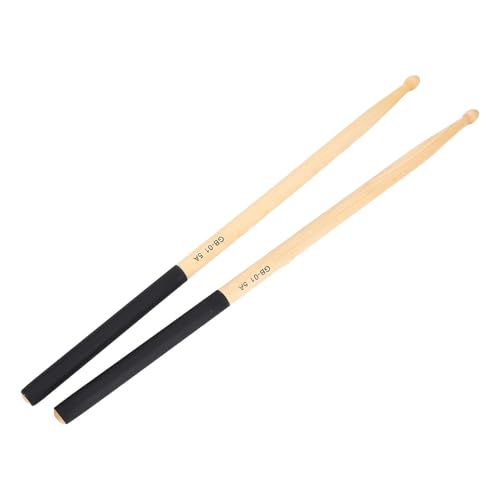 3 pares baquetas para batería 5A de madera de arce miniatura 2