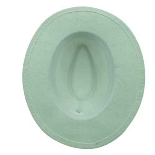 Chapéu Panamá de Abas Largas com Fita Vermelha, Unissex