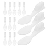 Abaodam 24 Stück pack Weiße Zahnbürsten mit Kurzem Griff aus Kunststoff und Nylon Weich für Insassen in Haftanstalten und Psychiatrischen Abteilungen zur Selbstverletzungsprävention