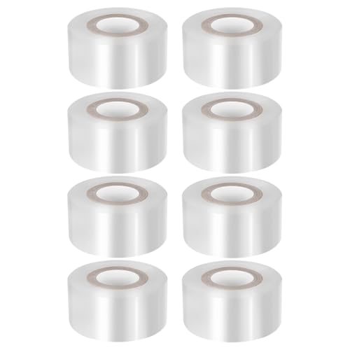 Ciieeo Nastro per Innesto Piante Estensibile in PE Trasparente, 8 Pezzi (30mm X 100m), Pellicola Protettiva per Alberi da Frutto e Fiori, Adatto per Giardinaggio e Vivaismo, Protezione